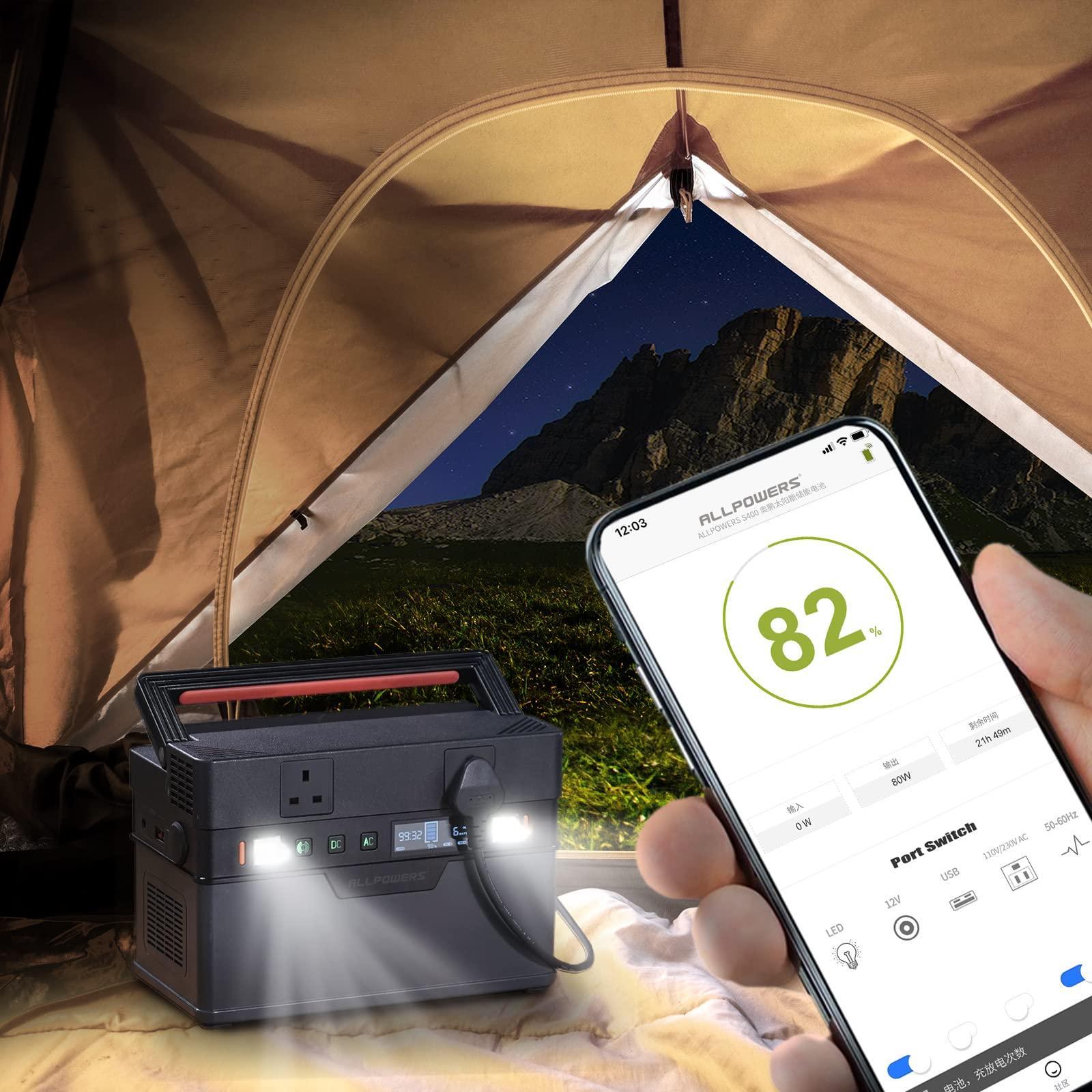 ALLPOWERS Solar Generator Kit 700W (S700 + SP012 100W Solar Panel)