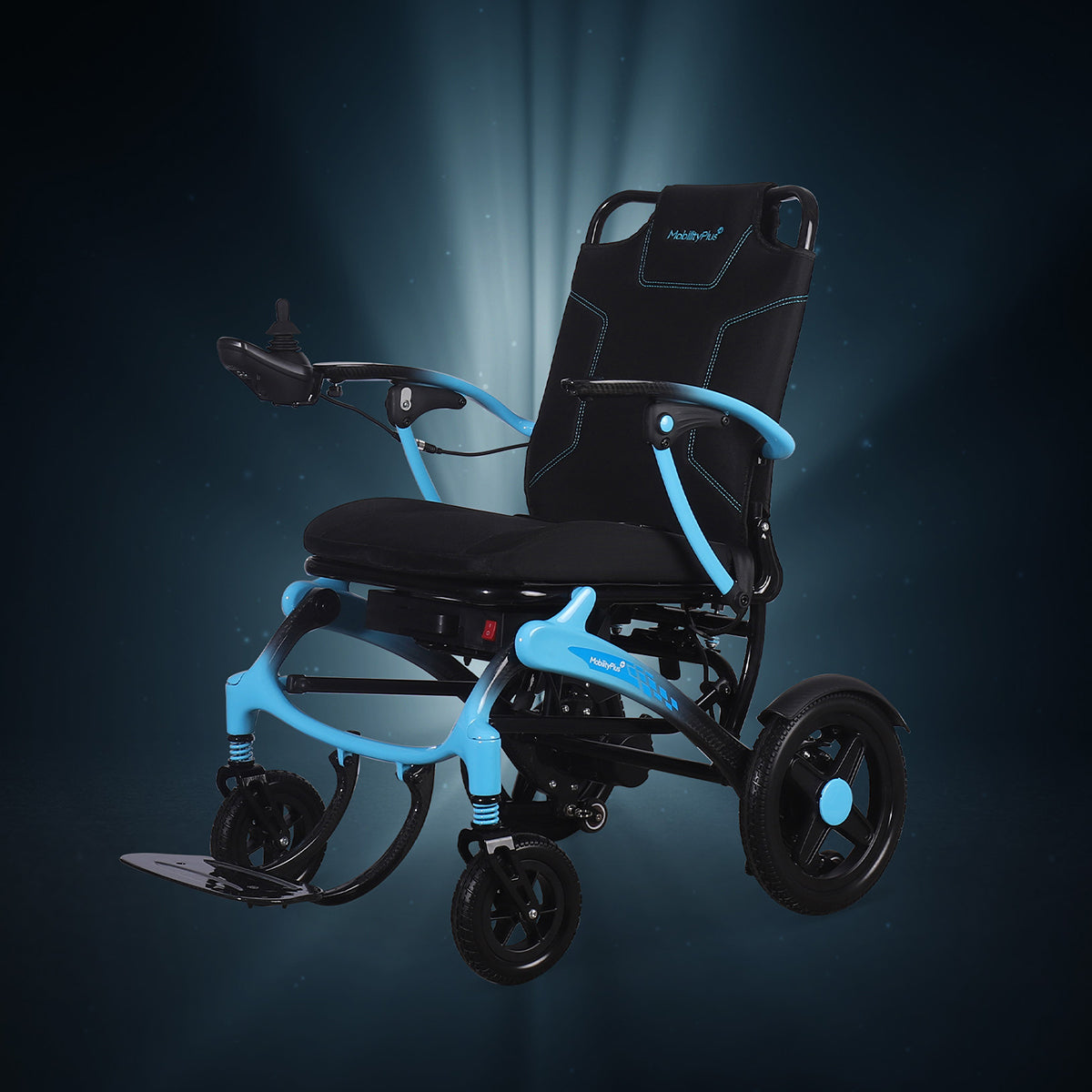 MobilityPlus+ Nova Ultra-Light Carbon Folding Electric Wheelchair