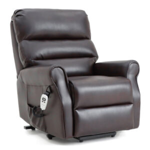 Savoy Dual Motor Riser Recliner - Brown