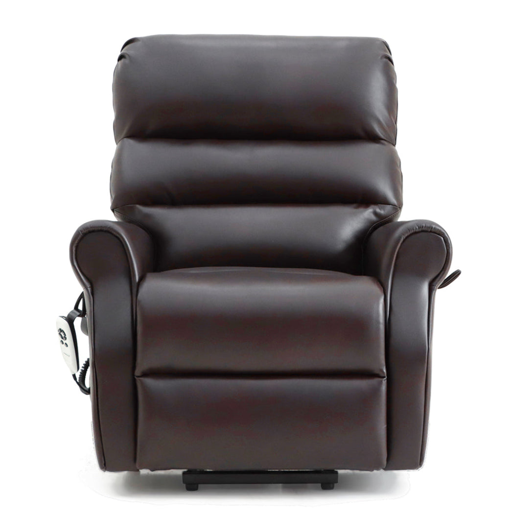 Savoy Dual Motor Riser Recliner - Brown